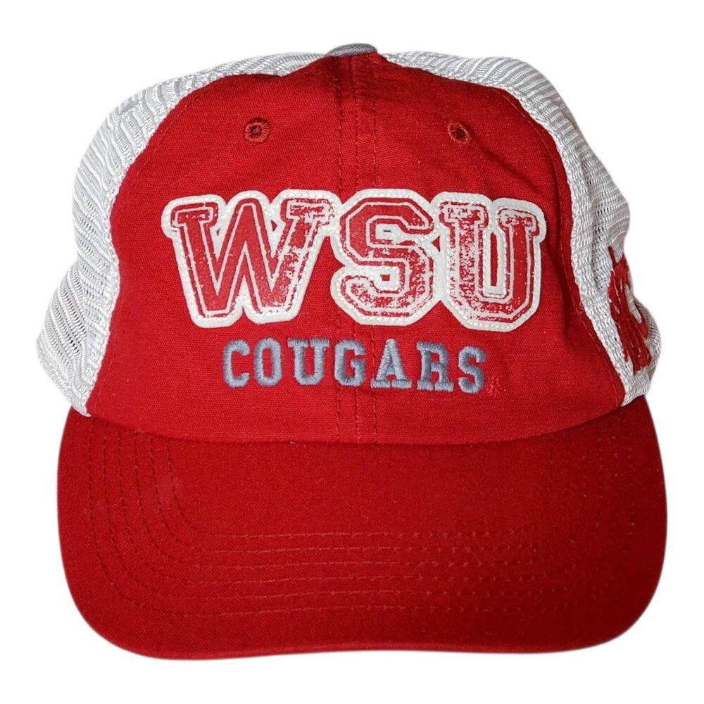 Captivating Brand WSU Cougars Hat Cap Adjustable Strap Back - Picture 2 of 8